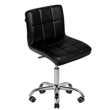 BLACK WORK CHAIR WITH BACKREST