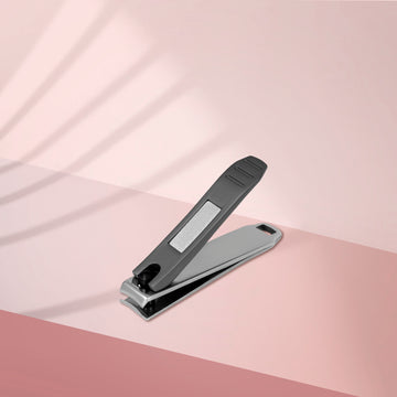 Nail clipper large with matte handle + nail file