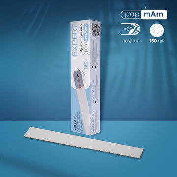 Disposable white files EXPERT 22 150 grit (50 Pcs)