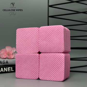 Cellulose Wipes Pink Refill 500 pcs