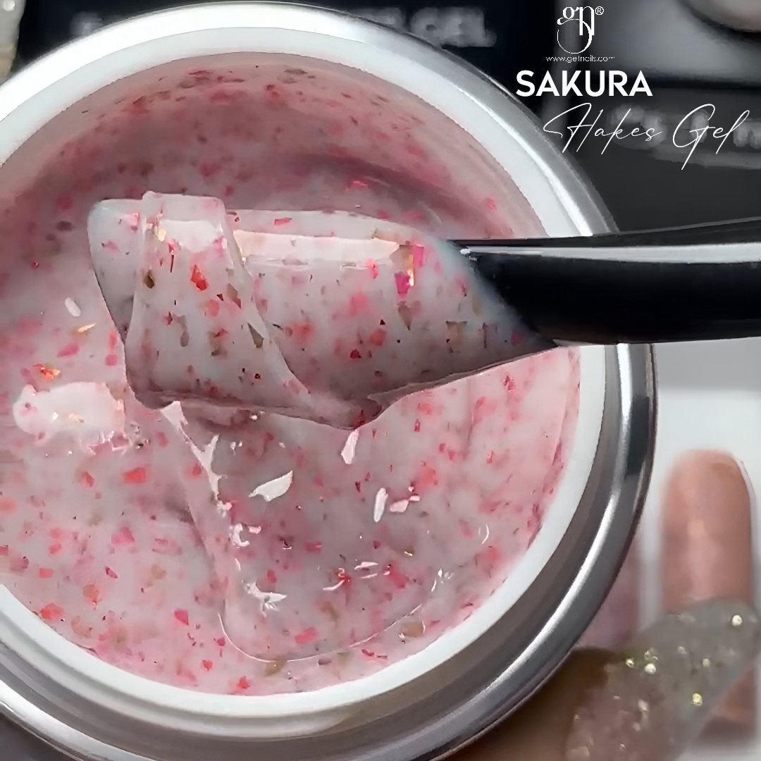 Sakura Flakes geeli 50g