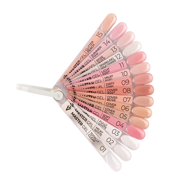 COLOR CHART Master gel 01-15