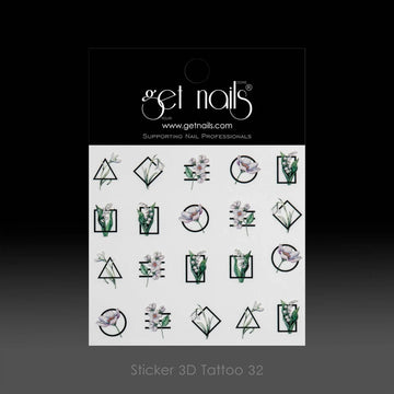 Sticker 3D Tattoo 32 GN