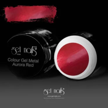 Colour Gel Metal Aurora Red 5g GN