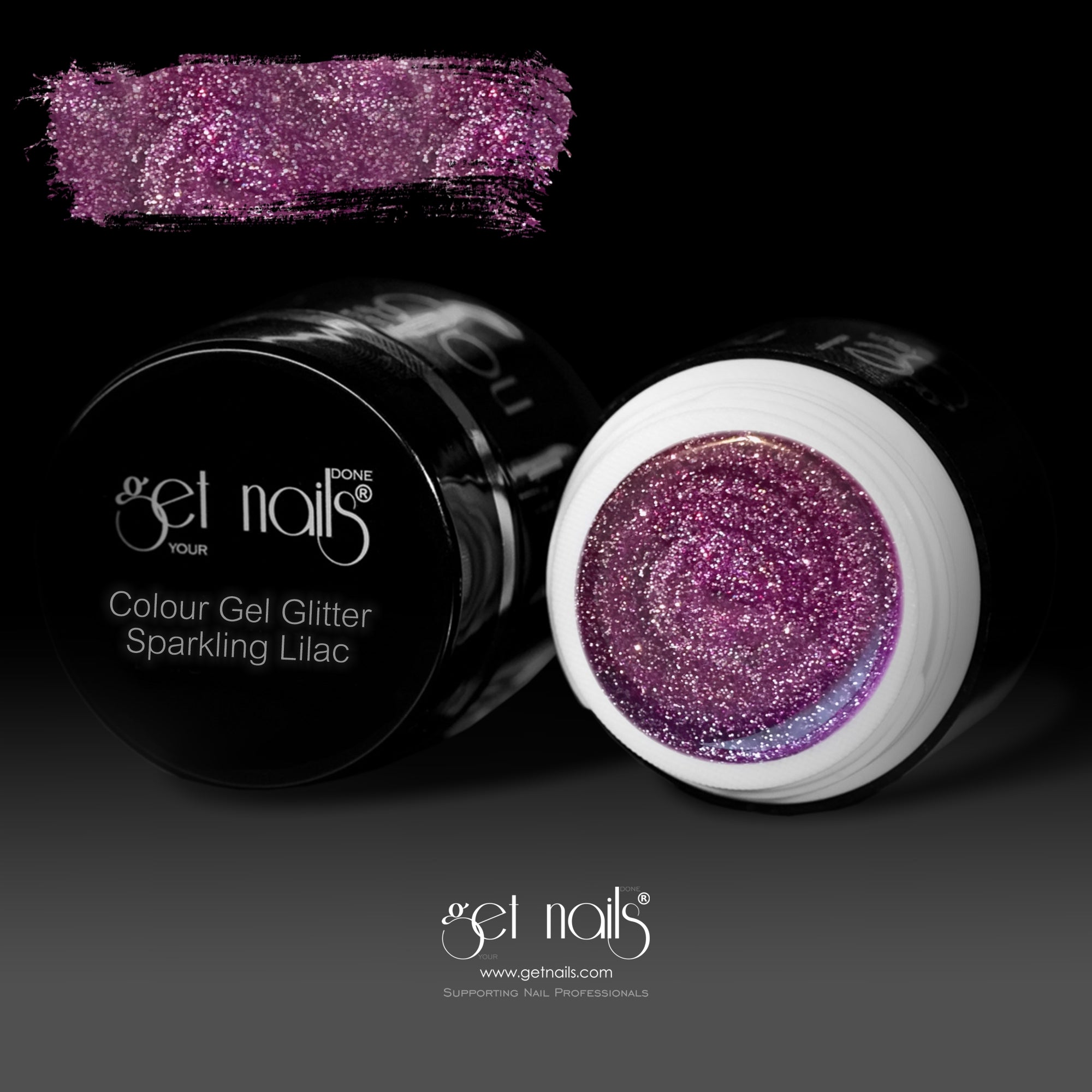 Colour Gel Glitter Sparkling Lilac 5g GN