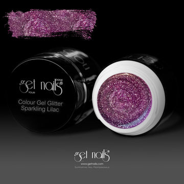 Colour Gel Glitter Sparkling Lilac 5g GN