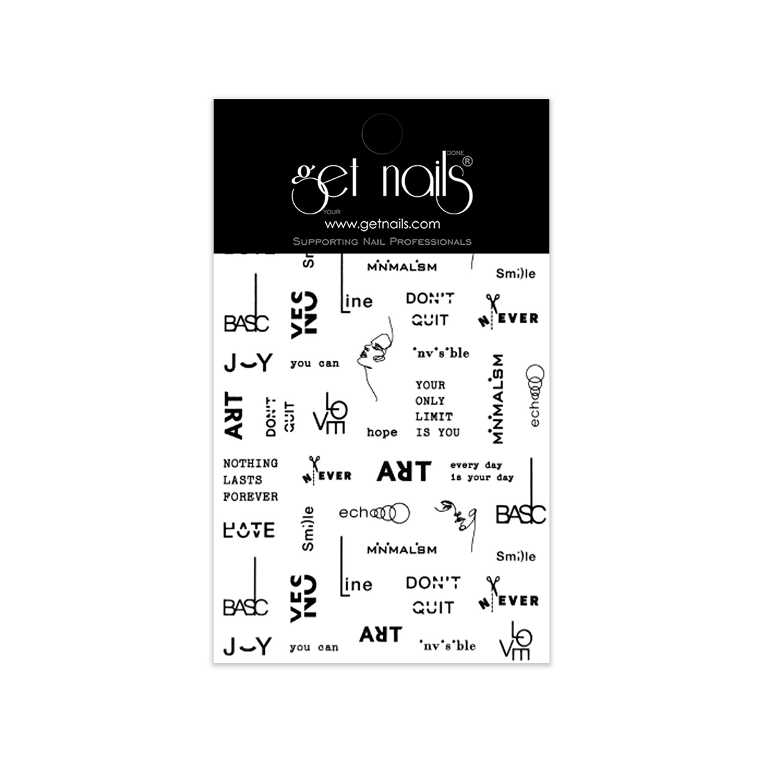 Sticker Art Tattoo 40 GN Minimalism