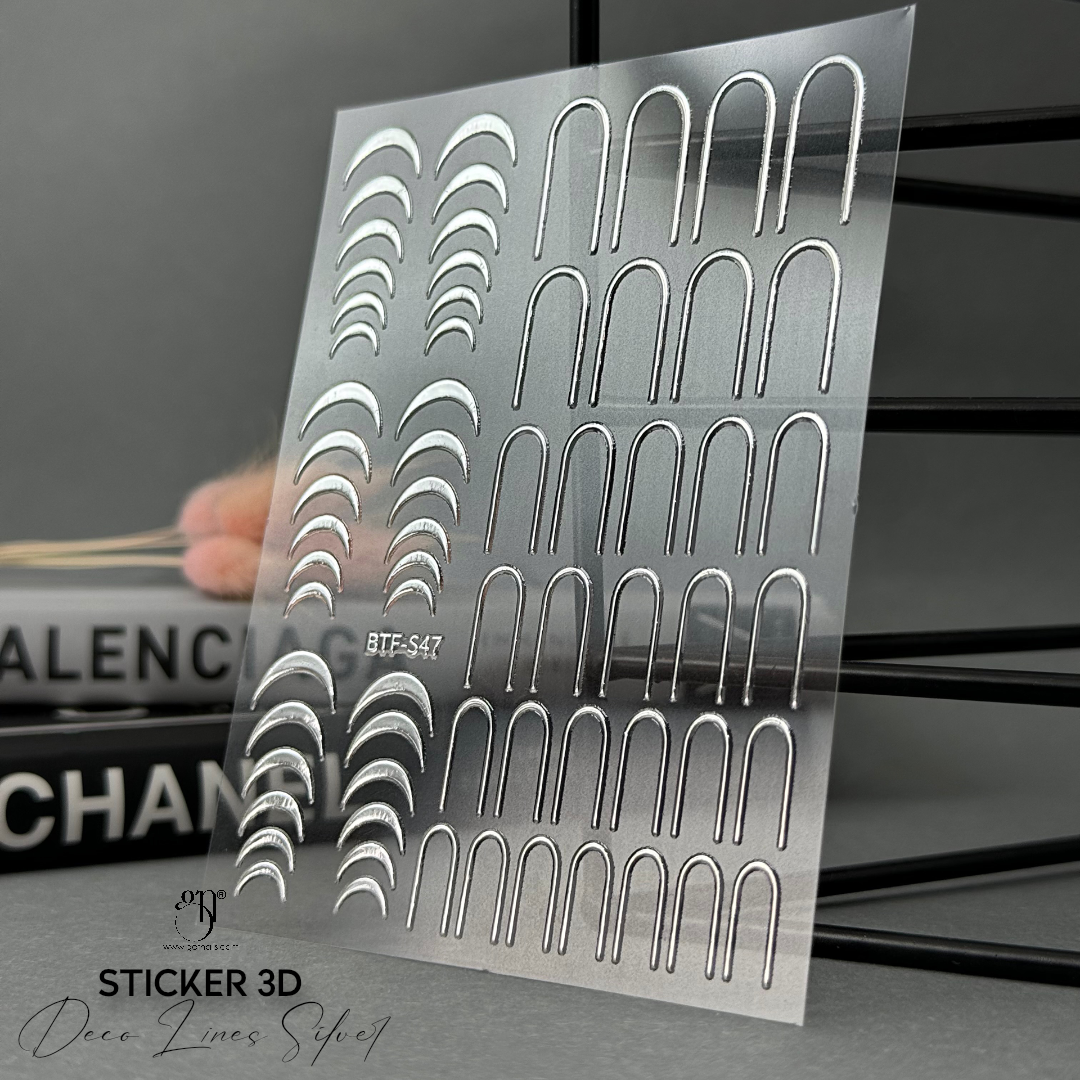 Tarra 3D Deco Lines hopea