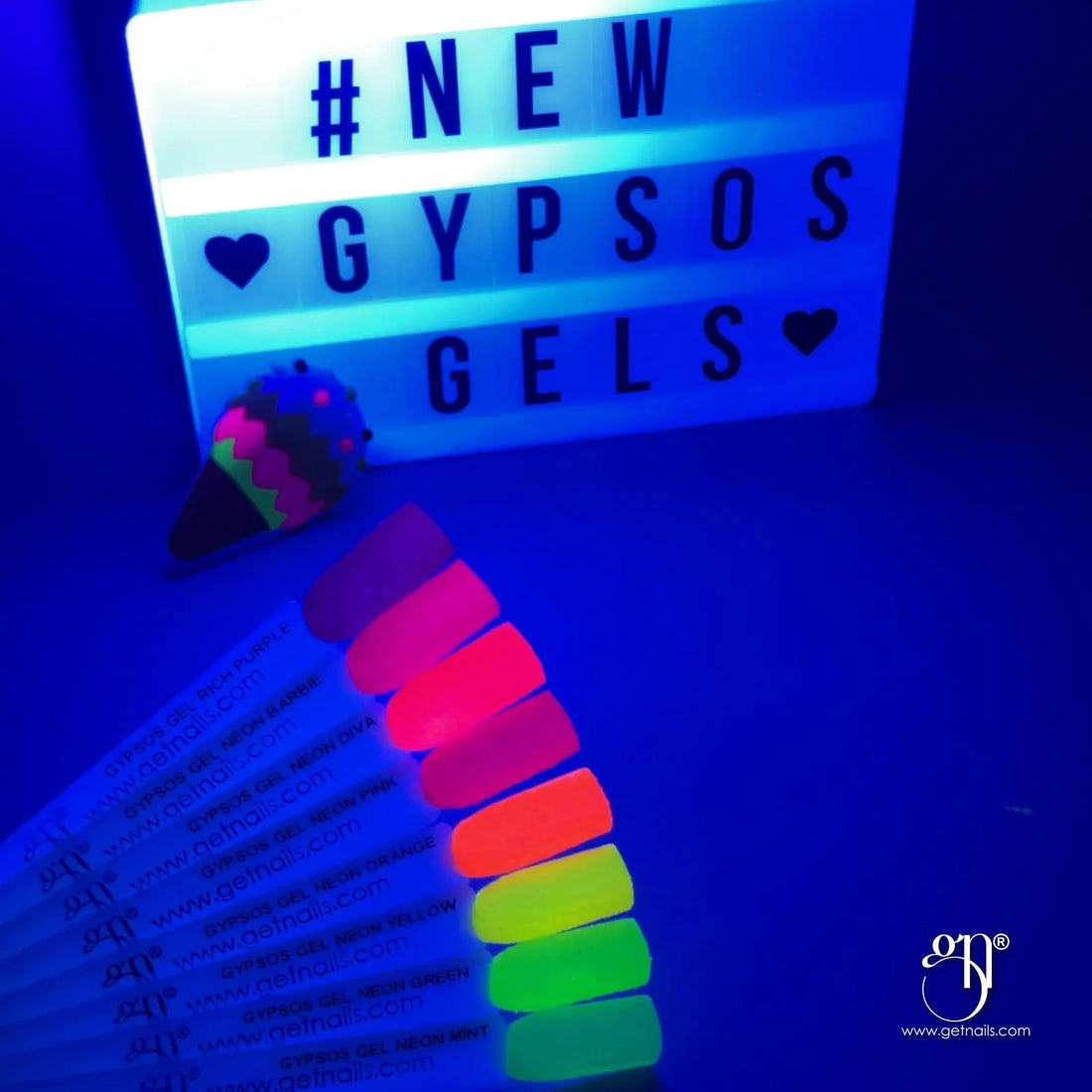 Gypsos Gel Neon Pink 5g GN